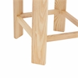 Safavieh Saralisa Wood Counter Stool in Brown / Natural