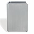 Safavieh Ottawa Wood and Aluminum Nightstand in Black / Silver