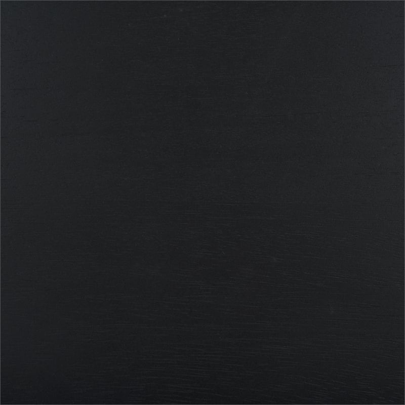 Safavieh Ottawa Wood and Aluminum Nightstand in Black / Silver