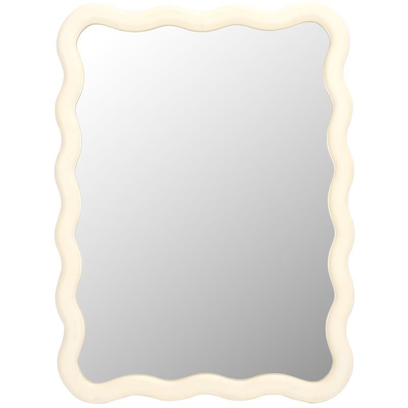 Safavieh Izara Pine Wood Mirror in White