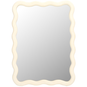 Safavieh Izara Pine Wood Mirror in White