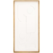 Safavieh  Memory Wood Framed Dimensional Wall Art in Natural / Cream