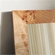 Safavieh Ava Wood and Iron Mirror  in Natural