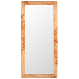 Safavieh Ava Wood and Iron Mirror  in Natural