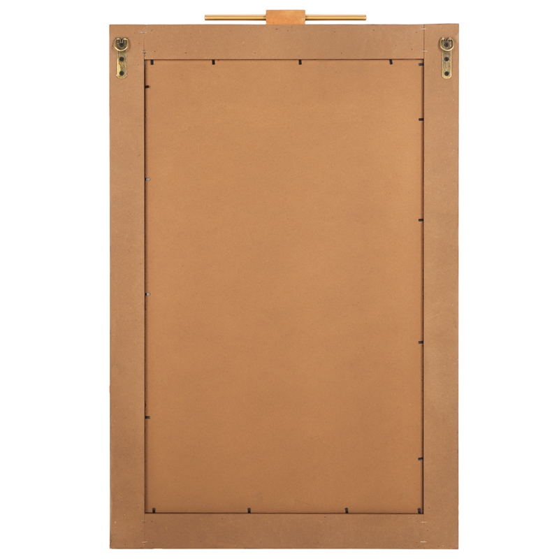 Safavieh Anthea Wood and Iron Mirror in Natural