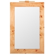 Safavieh Anthea Wood and Iron Mirror in Natural
