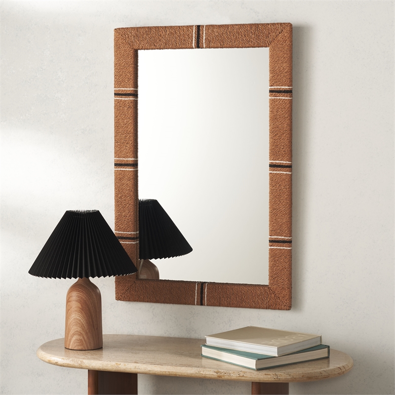 Safavieh Salra Wood Mirror in Natural