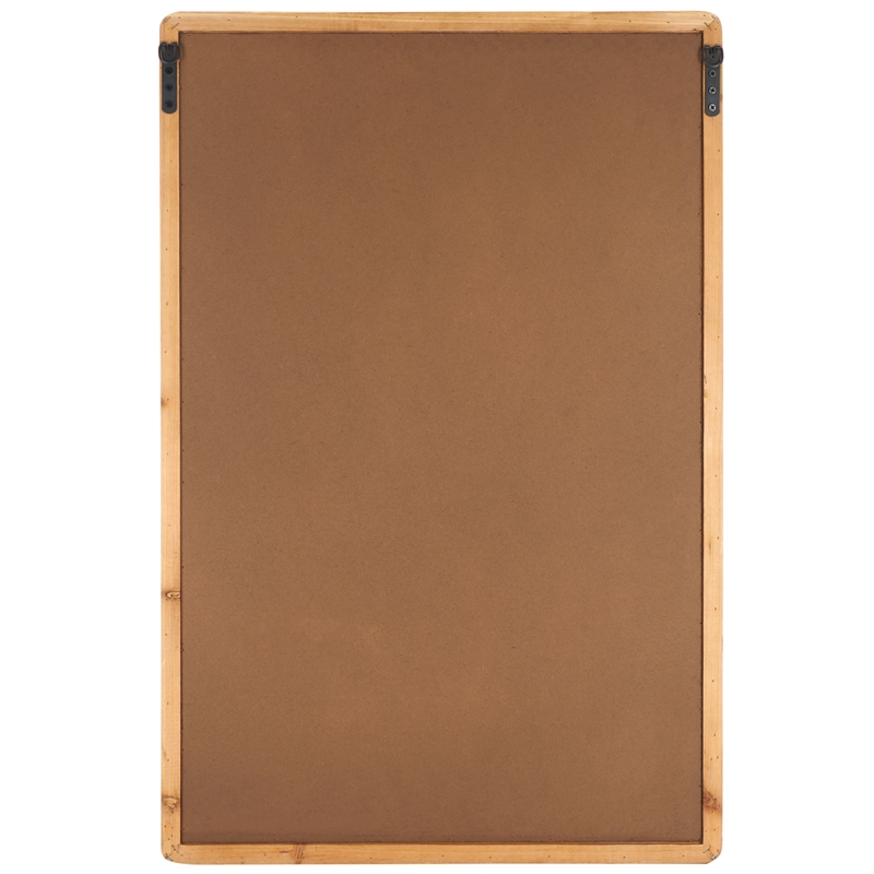 Safavieh Mariana Pine Wood Mirror in Beige