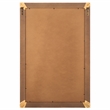 Safavieh Bindie Wood Mirror in Natural / Black