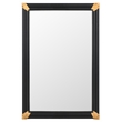 Safavieh Bindie Wood Mirror in Natural / Black