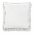 Safavieh Shag Modish Polyester Metallic Pillow in Silver