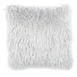 Safavieh Shag Modish Polyester Metallic Pillow in Silver