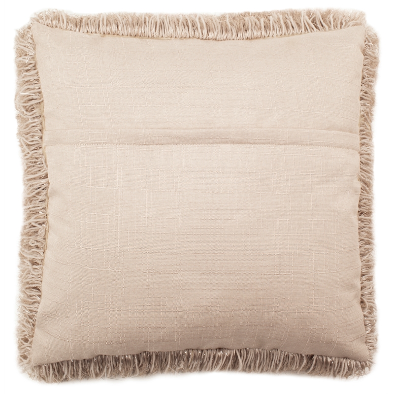 Safavieh Shag Modish Polyester Metallic Pillow in Bronze