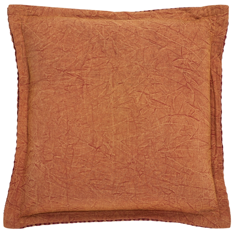 Safavieh Demi Cotton Pillow in Rust