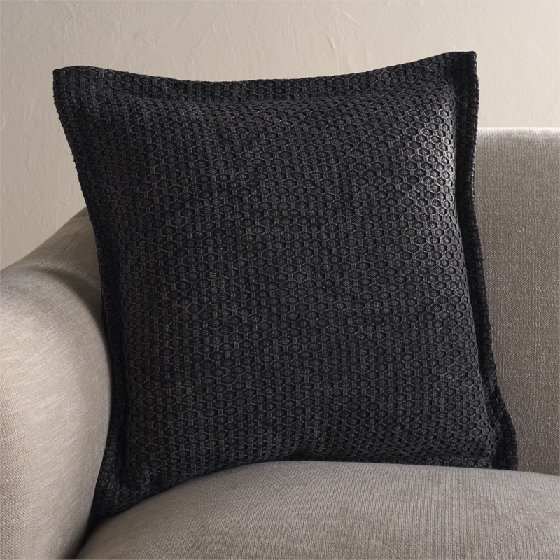 Safavieh Demi Cotton Pillow in Gray