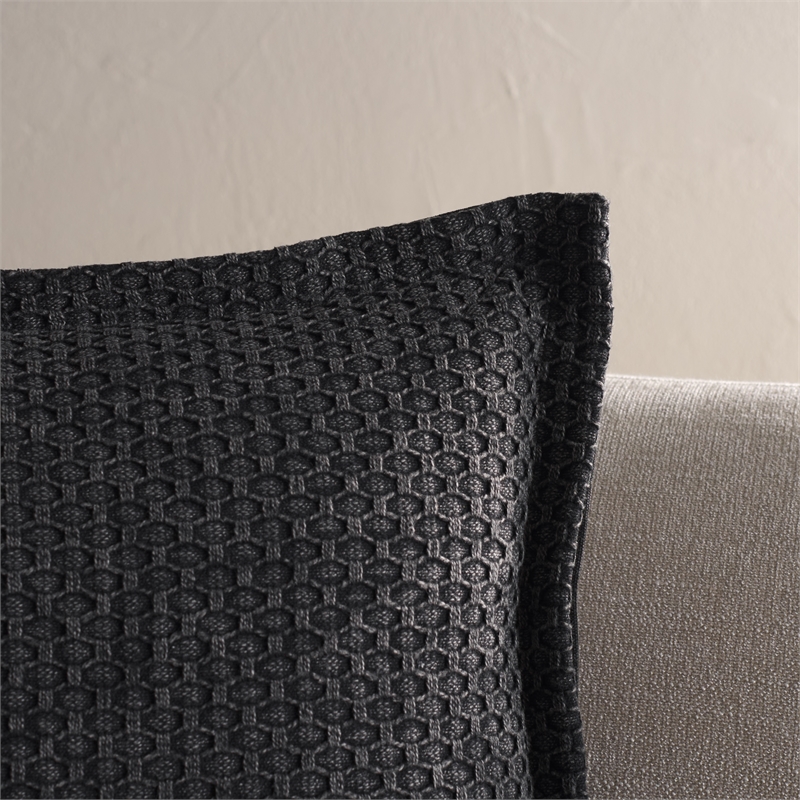 Safavieh Demi Cotton Pillow in Gray