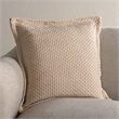Safavieh Demi Cotton Pillow in Ivory