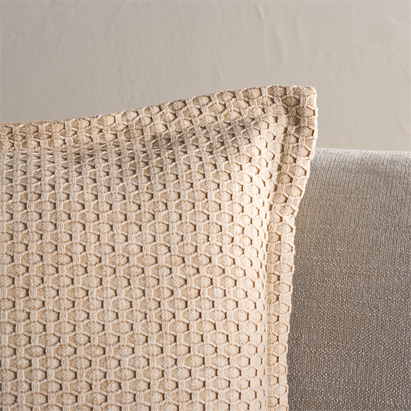 Safavieh Demi Cotton Pillow in Ivory