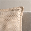 Safavieh Demi Cotton Pillow in Ivory