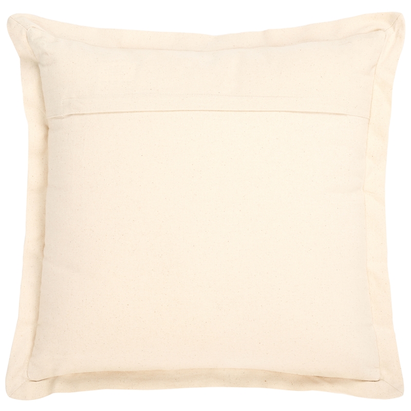 Safavieh Jordy Cotton Pillow in Orange / Natural