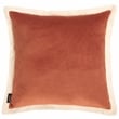 Safavieh Jordy Cotton Pillow in Orange / Natural