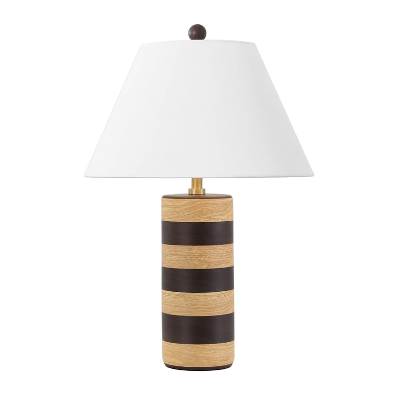 Safavieh Shea Resin Table Lamp in Light Brown / Brown