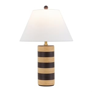 safavieh shea resin table lamp in light brown / brown