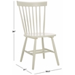 Safavieh Parker Wood Spindle Dining Chair (Set Of 2) in Off White