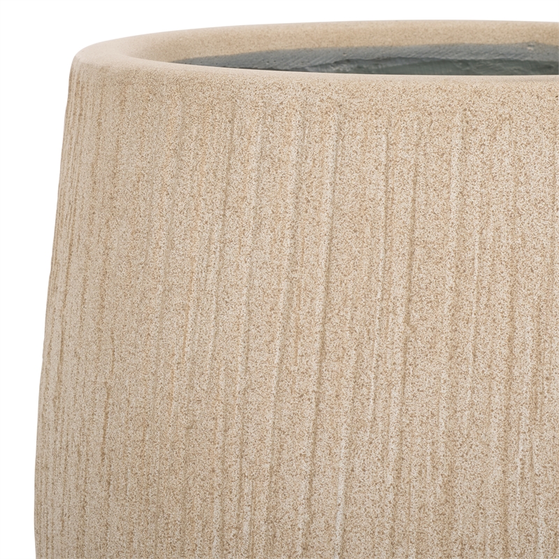 Safavieh Francia Concrete Planter in Beige