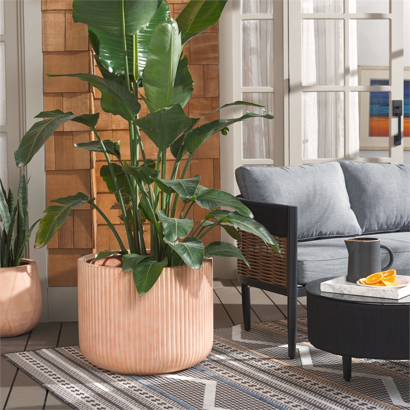 Safavieh Lucca Large Planter Pot in Terracotta