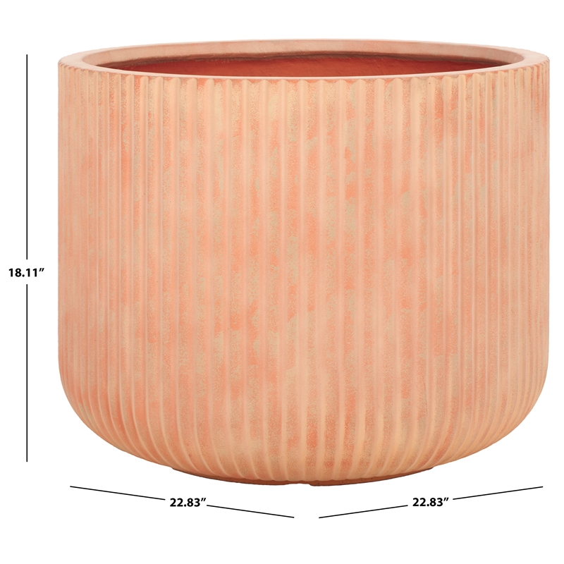Safavieh Lucca Large Planter Pot in Terracotta