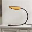 Safavieh Mari Iron Table Lamp in Gold / Rust