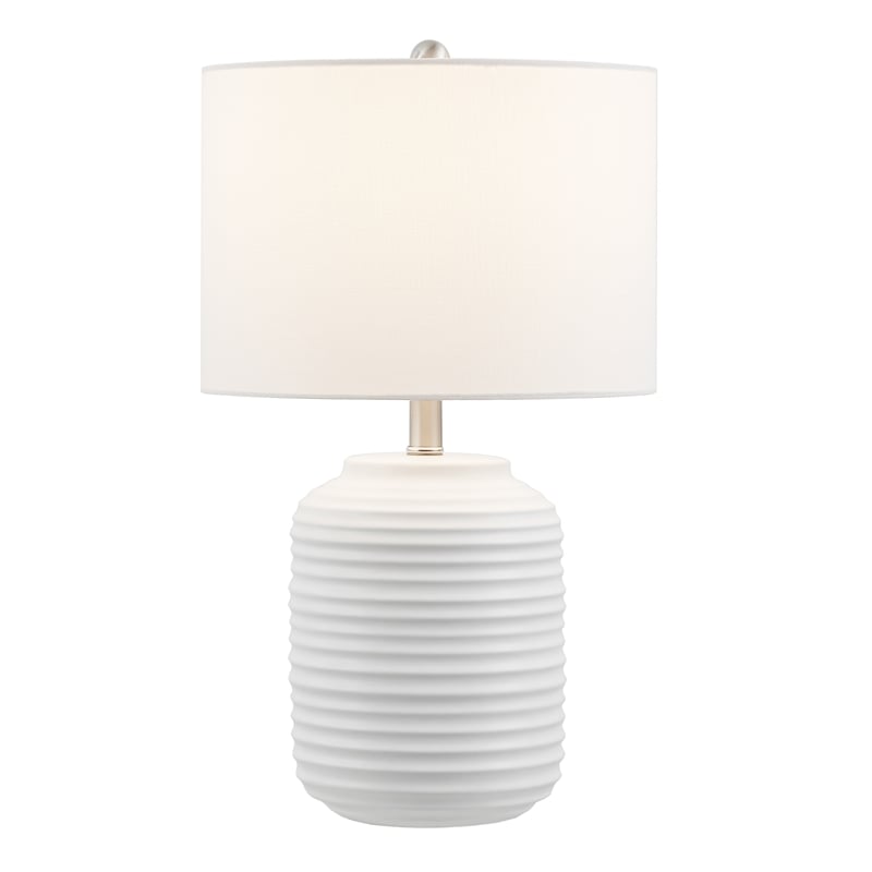 Safavieh Elio Ceramic Table Lamp in White