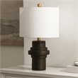 Safavieh Doni Ceramic Table Lamp in Black / Brass