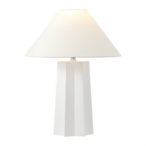safavieh symone resin table lamp in white