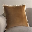 Safavieh Jordy Cotton Pillow in Camel / Natural