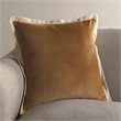 Safavieh Jordy Cotton Pillow in Camel / Natural