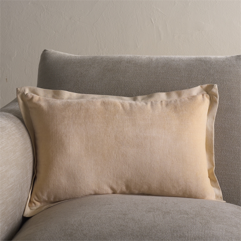 Safavieh Jordy Cotton Lumbar Pillow in Ivory / Natural