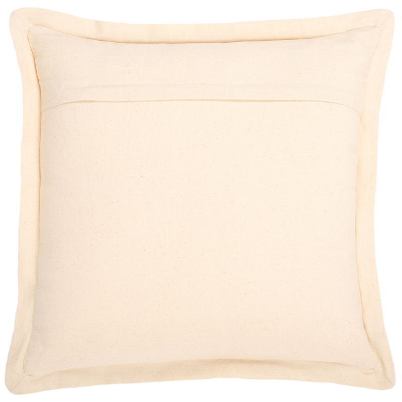 Safavieh Jordy Cotton Pillow in Ivory / Natural