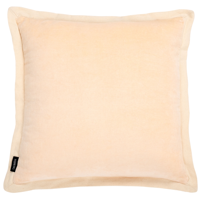 Safavieh Jordy Cotton Pillow in Ivory / Natural