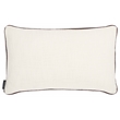 Safavieh Dani Cotton Lumbar Pillow in Ivory / Brown