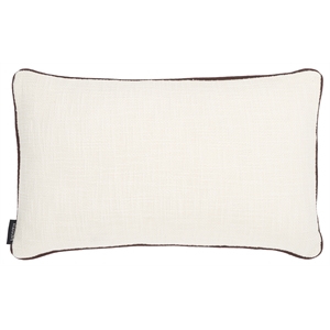 Safavieh Dani Cotton Lumbar Pillow in Ivory / Brown