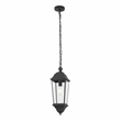 Safavieh Teri Metal and Glass Outdoor Pendant in Black