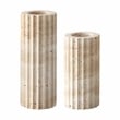 Safavieh Teroi Travertine Vase Set 2 in Sand