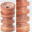 Safavieh Capri Marble Candle Holder Set Of 2 in Orange/Rust