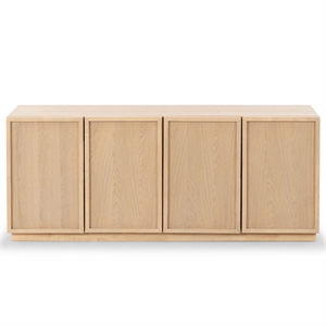 safavieh zeus 4 door wood media stand in natural