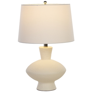 safavieh jola ceramic table lamp in off white