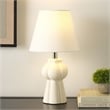 Safavieh Tolia Ceramic 17.75 Inch Table Lamp in Off White