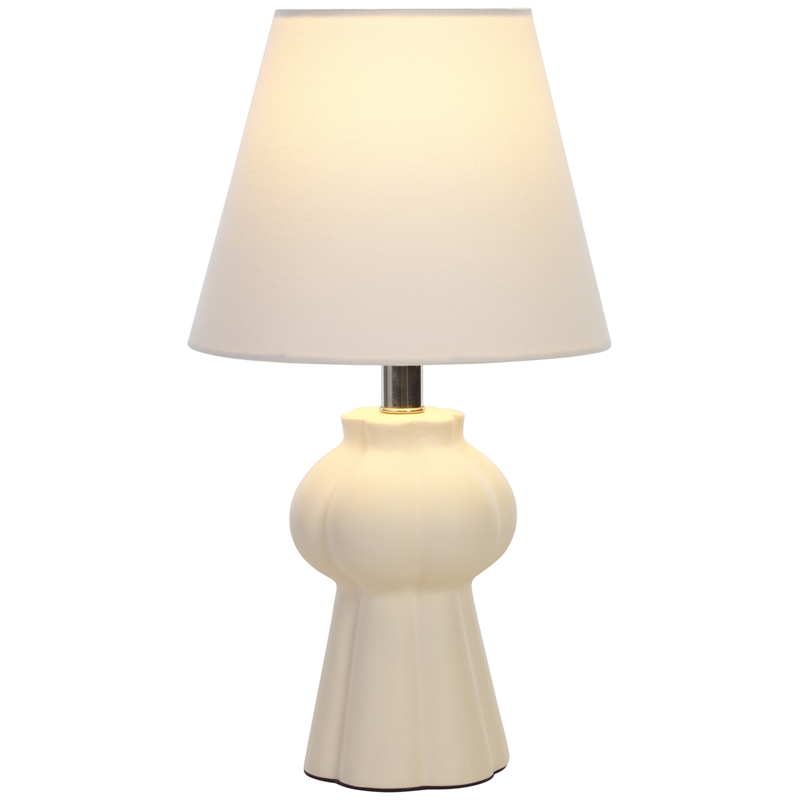Safavieh Tolia Ceramic 17.75 Inch Table Lamp in Off White