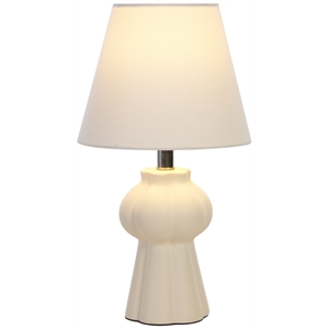 Safavieh Tolia Ceramic 17.75 Inch Table Lamp in Off White